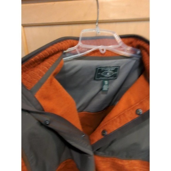 GH Bass & Co Men’s Long Sleeve 1/4 Button Pullover Sweater Size L Mock Neck - Picture 4 of 5